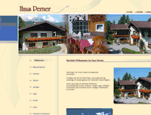 Tablet Screenshot of haus-perner.com